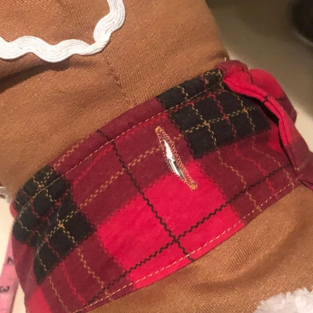 Martha Stewart Pets Gingebread Man Outfit Clothing for Dog Size Large